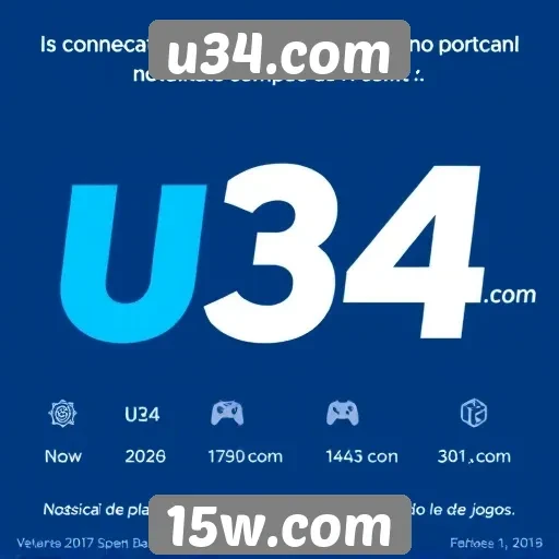 Estatísticas de usuários ativos no portal u34.com